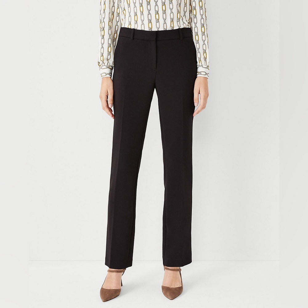 Ann Taylor Factory Mid Rise Straight Leg Pants Size 2